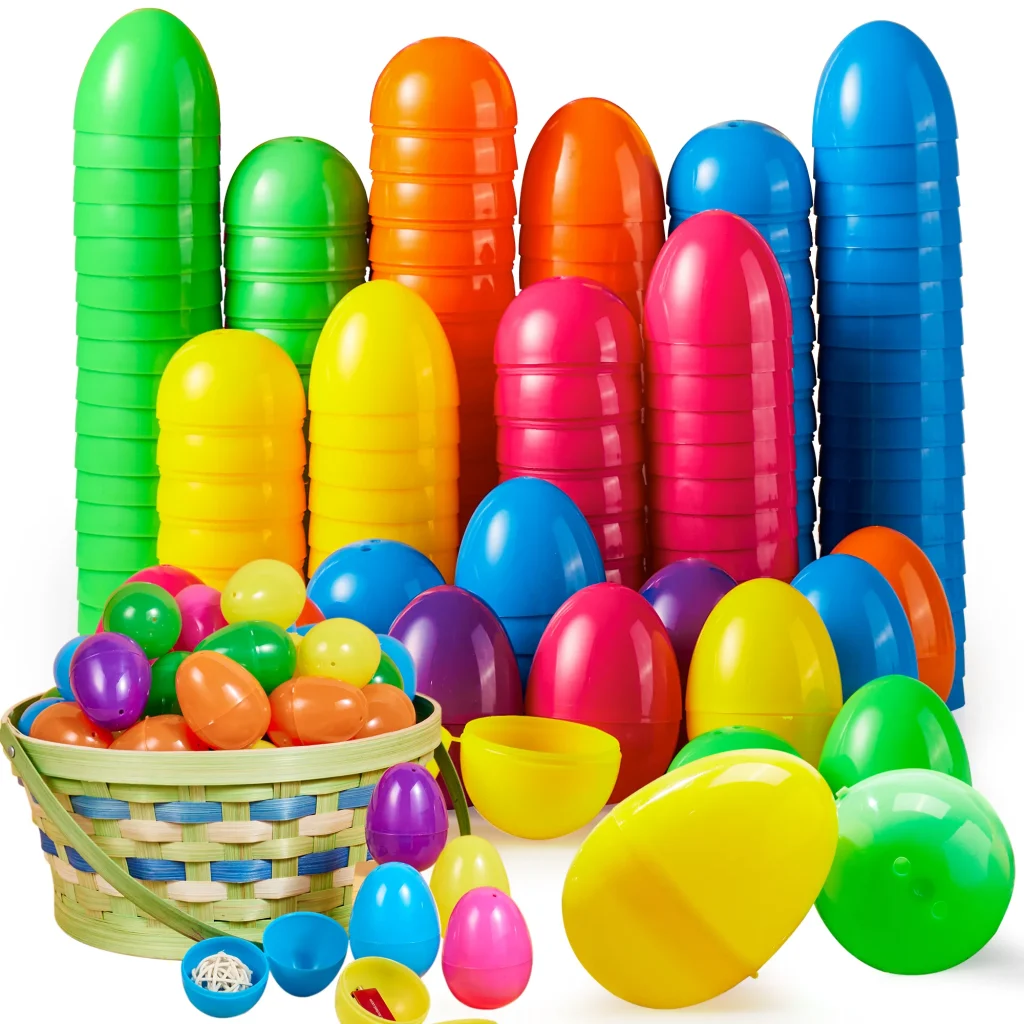 Bulk Easter Plastic Eggs 600pcs