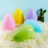 6Pcs 10in Large Plastic Colorful Easter Eggs
