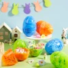 6Pcs 6in Plastic Colorful Eggs for Easter Eggs Hunt Game