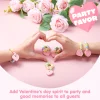 6Pcs Valentine's Day Candy Bracelets 2.12OZ