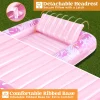 70in x 46in Large Blushing Pink Suntan Tub Pool Floats