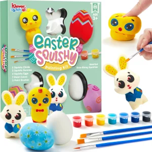 16Pcs Blank Easter Animal Character Squishy Toys