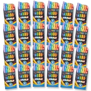 288 Count Mini Chalk Set for Kids, Non-Toxic Mini Chalks for Boys Girls 3+ (24 Boxes)
