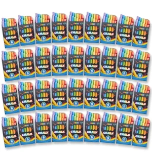 432 Counts Mini Chalk Set for Kids, Non-Toxic Mini Chalk for Boys Girls 3+ (36 Boxes)
