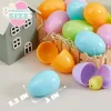 50Pcs 3.15in Pastel Easter Eggs, Empty Easter Eggs Fillable for Easter Hunt