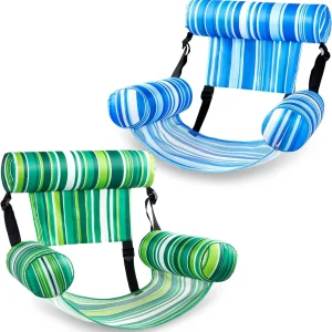 2 Packs Inflatable Pool Lounge Chairs